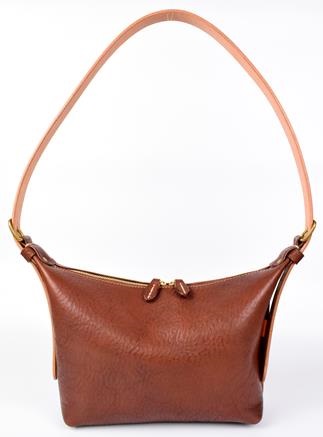【minca】】栃木レザーのショルダーバッグ02M 斜めがけ コンパクトサイズ/Shoulder bag 02M/チョコ　533【かばん ファッション 人気 おすすめ 】