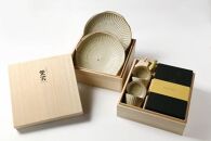器と石臼挽蕎麦セット　富