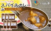 K ベンガル亭特製スパイスカレー！（スパイスソース・中辛）6袋