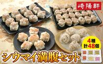 シウマイ満腹セット（４種 計48個）〈崎陽軒〉｜中華惣菜 しゅうまい 焼売 神奈川 横浜