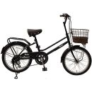 完成品でお届け！シティサイクル シマノ 外装6段変速 20インチ オートライト SHIMANO 自転車 ファインバイク カフェミニ  FINEBIKES 《5月中旬頃発送》［京都 自転車 シティサイクル 人気 おすすめ スポーツ アウトドア ツーリング ブランド メーカー］CAFE-FBCM206R【マットブラック(MK)】