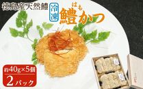 【漁獲量全国トップクラス！徳島産天然鱧】冷凍鱧かつ（5×2パック）