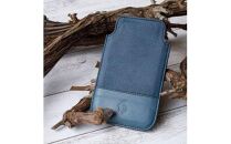本革 藍染め iPodケース