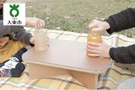 ＃ｔａｂｌｅ　ウッド＃４　超軽量 組立式ダンボール製テーブル