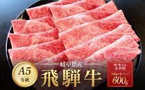 飛騨牛Ａ5 赤身肉 スライス 600g（300g×2パック）モモ 又は カタ 肉 ｜国産 肉 牛肉 焼肉 すき焼き しゃぶしゃぶ 和牛 黒毛和牛 赤身 グルメ A5等級 おすすめ AD120【飛騨牛 和牛ブランド 飛騨牛 黒毛和牛 飛騨牛 岐阜 大野町 飛騨牛】