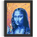 アクリル絵画 オーダー作品 F10(530mm×455mm)サイズ【絵画：似顔絵 / 額：ブラック】