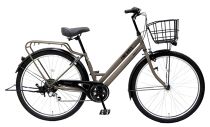 完成品でお届け！シティサイクル 27.5インチ 通勤 通学 オートライト シマノ製外装６段変速《5月中旬頃発送》［京都 自転車 シティサイクル 人気 おすすめ スポーツ アウトドア ツーリング ブランド メーカー］FAT-FBFT2756 【マットミリタリーブラウン(H56T)】