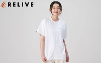 【数量限定】リライブシャツプレミアム/コットン/ロゴ有/ホワイト（Mサイズ）【ファッション 服 Tシャツ カットソー 衣料 トップス 人気 女 男 スポーツ ゴルフ ウェア アウトドア 仙台市 リラックス カジュアル シンプル トレンド 春 夏 秋 冬 メンズ レディース ユニセックス】
