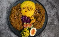 星空の黒牛 ココナッツキーマカレー・スパイスカレー 180g×各2パック【 カレー レトルト キーマカレー かれー 黒牛 牛肉 惣菜 常備食 非常食 標茶町 北海道 】