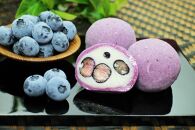 【季節限定】フルーツ大福 紫宝のいろどり餅【ブルーベリー スイーツ お菓子 和菓子 さぬき市 風月堂】
