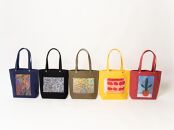 【京都館発・限定企画かばん】一澤信三郎×へラルボニーコラボ 縦型トートバッグ（全5種）【カラー：紺】