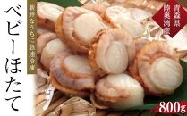 【ふるさと納税】冷凍ベビーほたて　800g【魚介類 水産 食品 人気 おすすめ 送料無料】