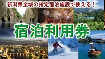 【宿泊利用券】新潟県内の指定宿泊施設で使える！ （30枚）30,000円分