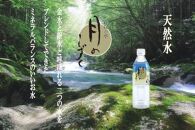 ミネラルウォーター　月のしずく500ml×24本入【飲料  飲料類 水 ミネラルウォーター 炭酸水 温泉水 500ml 橋本市 U802-NT】