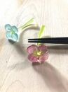 【ガラス】摘花はしおき（2個セット）  石川 金沢 加賀百万石 加賀 百万石 北陸 北陸復興 北陸支援