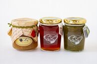 地元産の旬なフルーツを使った季節のジャム3本セット
