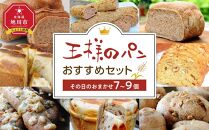 王様のパンがオススメするその日のおまかせ（7～9個セット） 【 パン ぱん 食品 王様のパン 北海道 旭川市 】_00473
