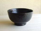 ＜工房ととか・菊地克典 作＞栃・手削り汁椀（黒）