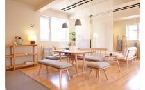 旭川家具　コサイン　ツインコートスタンド　ウォルナット 【 旭川家具 北海道 旭川市 木製 家具 コート掛け コートスタンド コートフック 選べる樹種 シンプル ナチュラル 手作り 北欧 おしゃれ 天然木 無垢 】_00659
