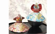 飛沫防止テーブルウェアカバー　着物ドールリウム（R）（華姫）　ペアセット