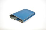 【minca】栃木レザーのブックカバー 文庫本サイズ 本革 /Book cover 01/ブルー　490【玩具 雑貨 日用品 人気 おすすめ 】