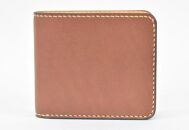 【全4色】栃木レザー 二つ折り財布  コンパクト 滑らかな手触り ハーフウォレット/Half wallet 01/チョコ/minca　159【雑貨 ファッション 人気 おすすめ 】
