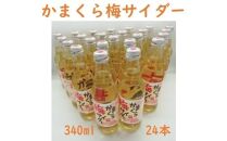 鎌倉酒販協同組合「かまくら梅サイダー1ケース24本」