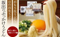 【坂出のうどん】がもうと日の出のぶっかけうどんセット 約2人前×3袋入×2種
